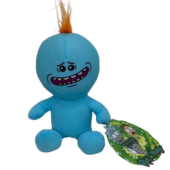 Rick and Morty Adult Swim 7” rare Plush Mr. Meeseeks New Licensed Stuffed Plush - Picture 10 of 10